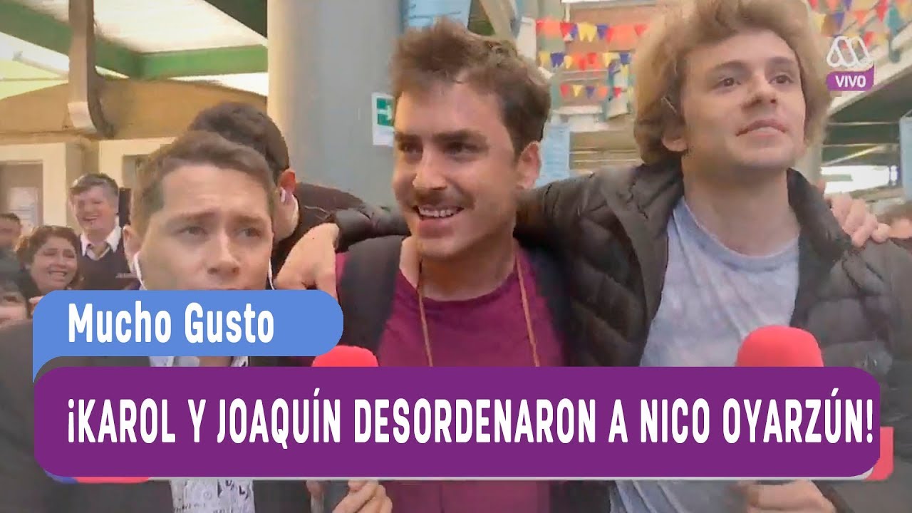 ¡Karol y Joaquín desordenaron Santiago con Nicolás Oyarzún! - Mucho gusto 2017