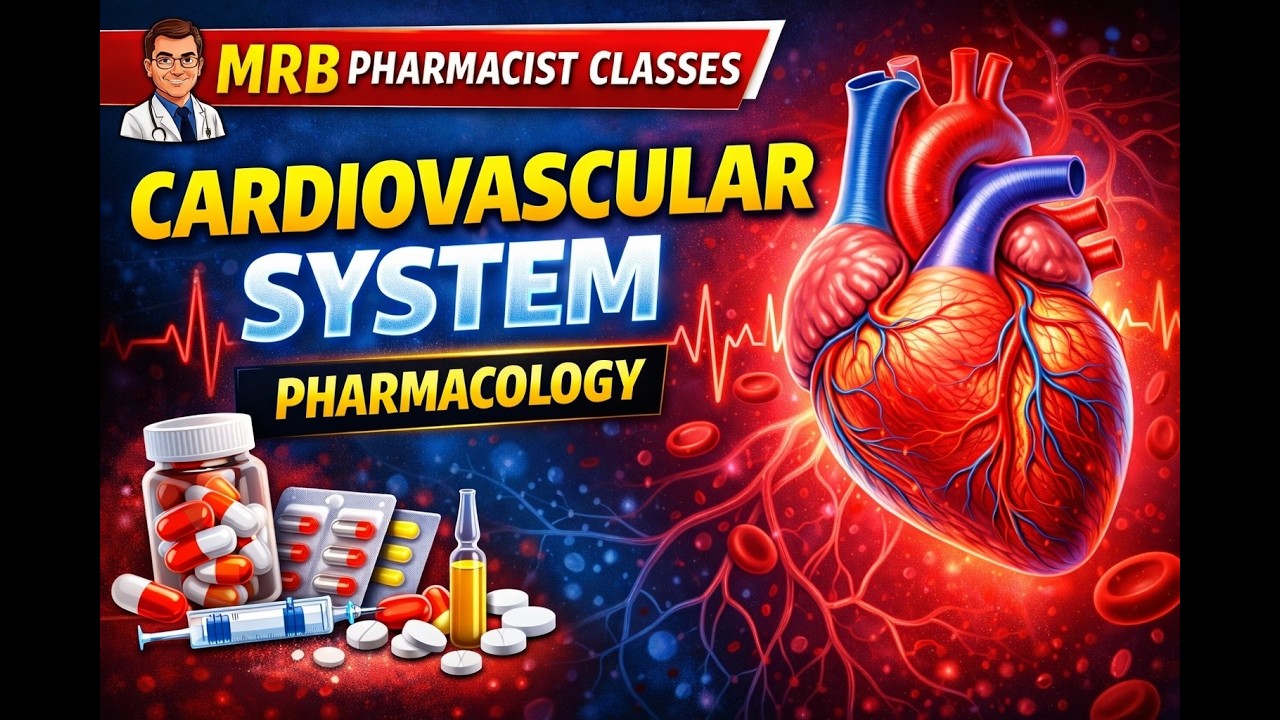 MRB PARMACIST -CARDIOVASCULAR SYSTEM-PHARMACOLOGY
