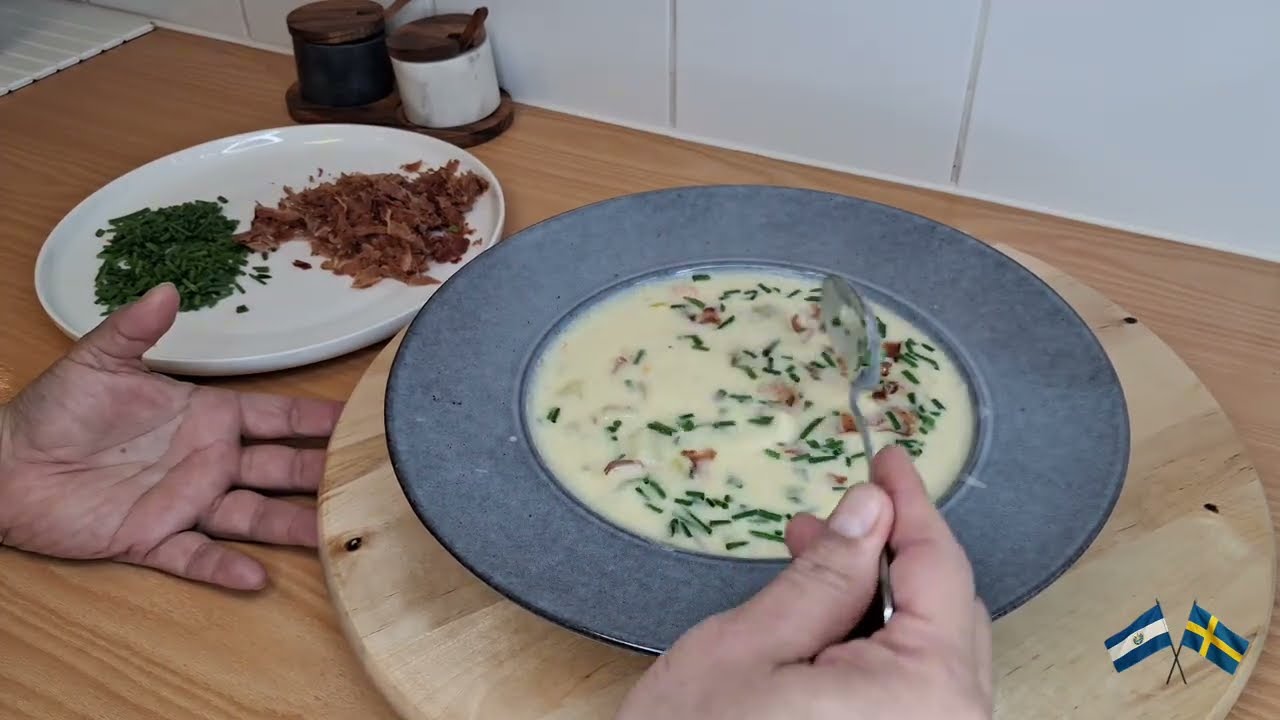 Sopa de Papas Cremosa  | Receta Fácil y Rápida