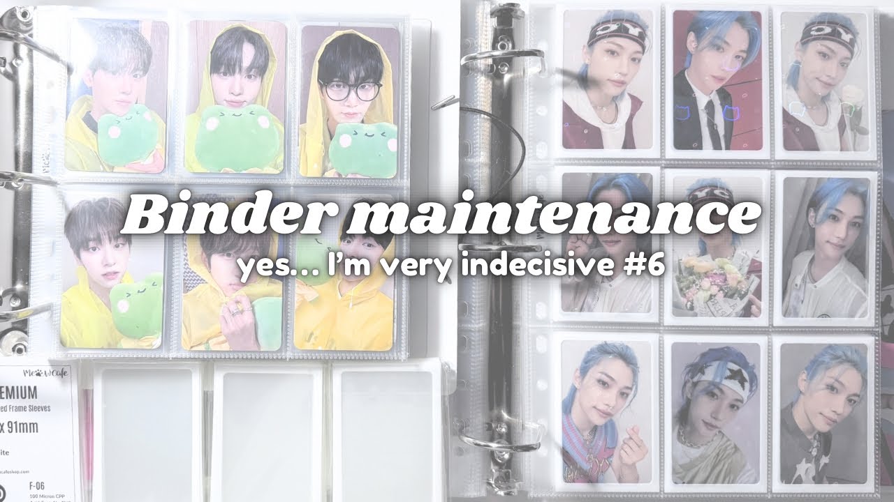 Binder maintenance ! #6 (+ meowcafeshop) ft. straykids , drippin , & new collages !