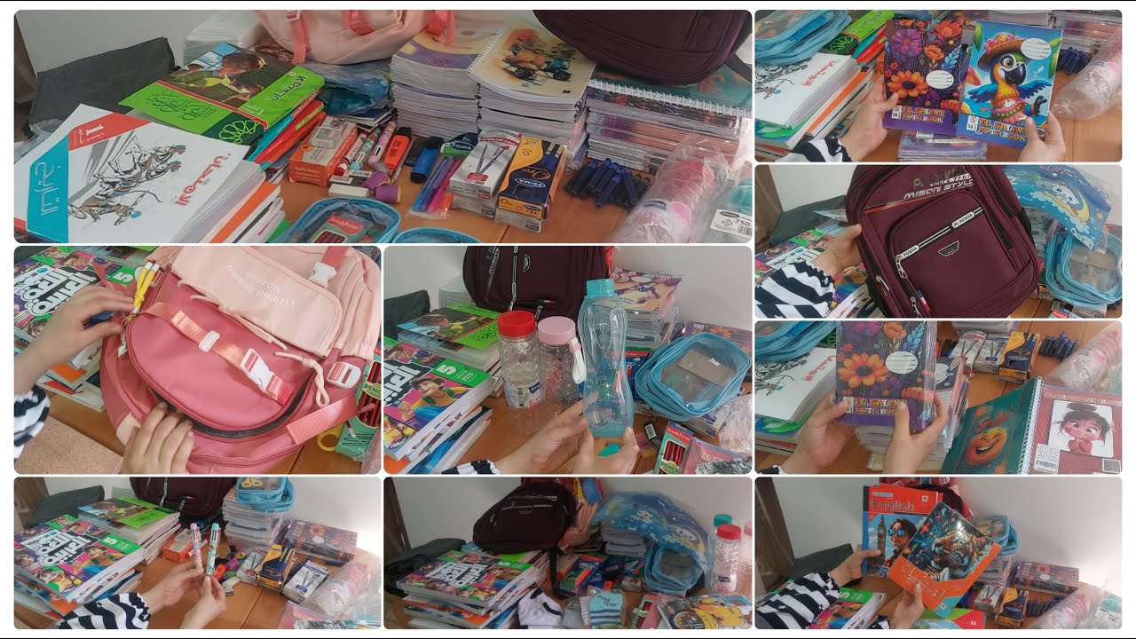 مشتريات المدرسة 🏫 2026📚بالاسعار استعداداتى للعام الدراسى الجديد 📒