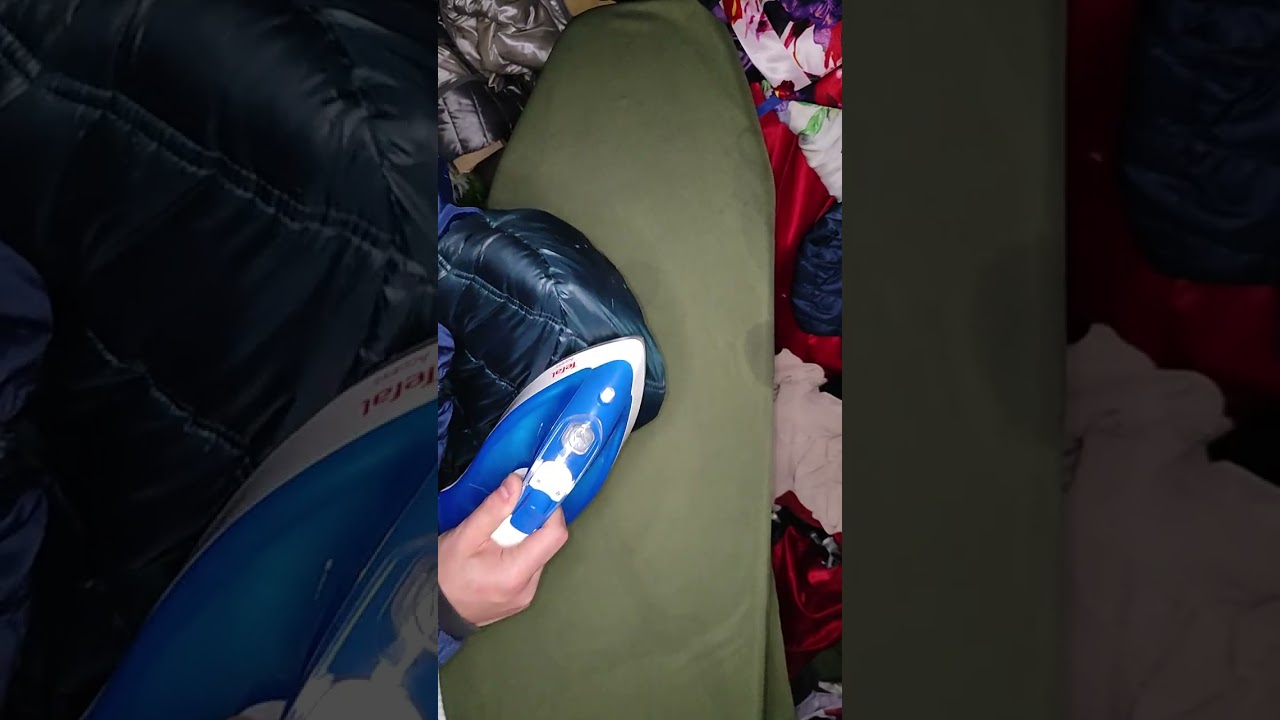 ASMR Ironing - ZARA Down Jacket. Preparing for Sale