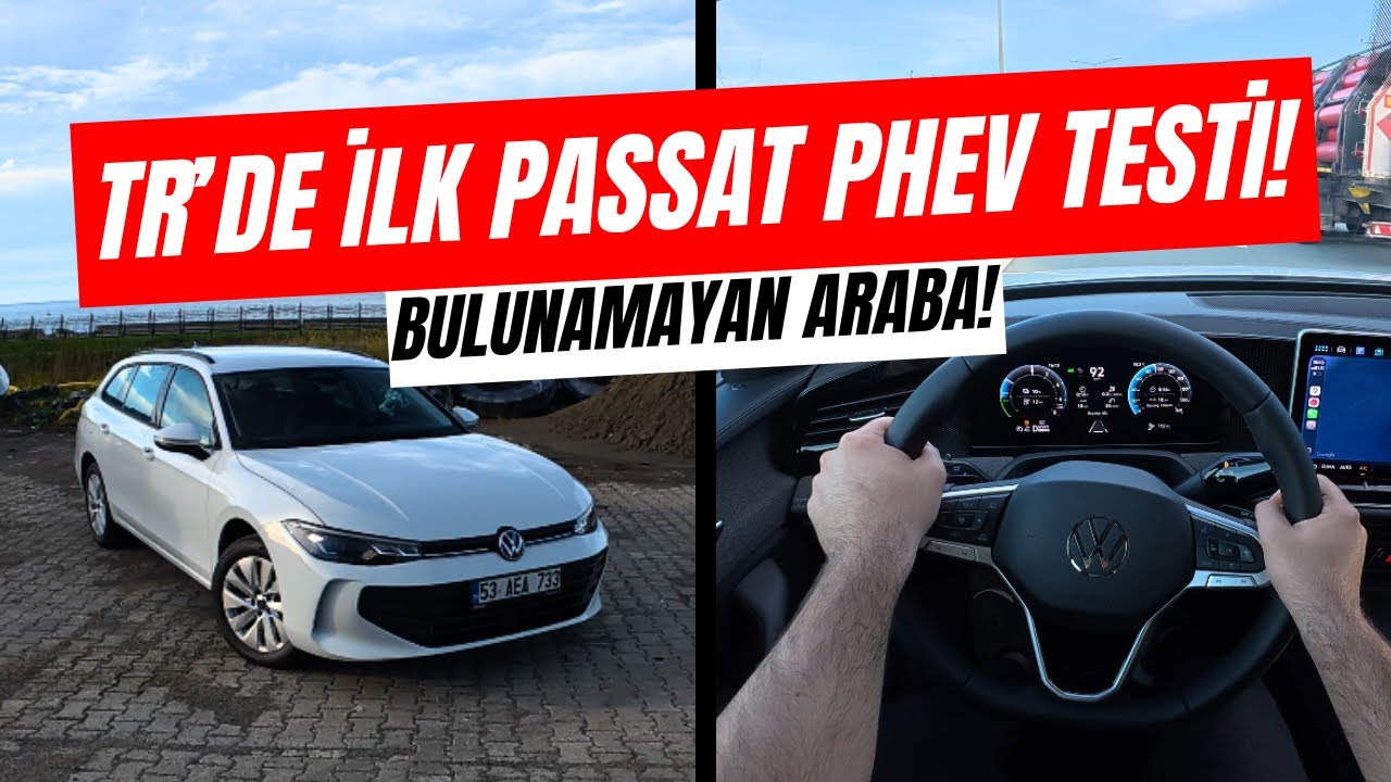 TR'DE İLK PHEV PASSAT TEST SÜRÜŞÜ | eTSI'dan daha iyi! | @OtoGrafi