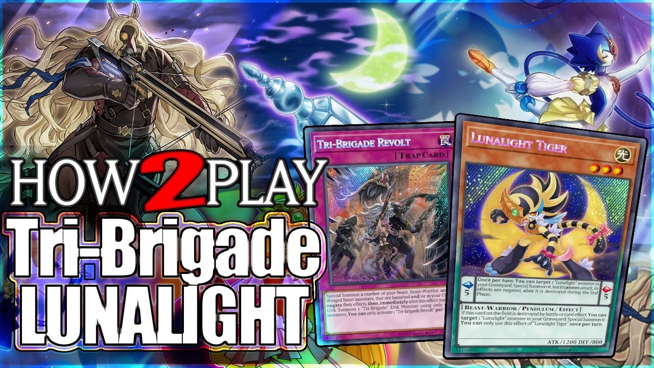 Yugioh | How to Play Tri-Brigade Lunalight | Tiger to one