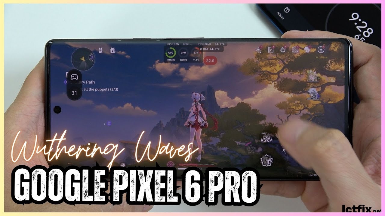 Pixel 6 Pro Wuthering Waves Gaming test | Google Tensor
