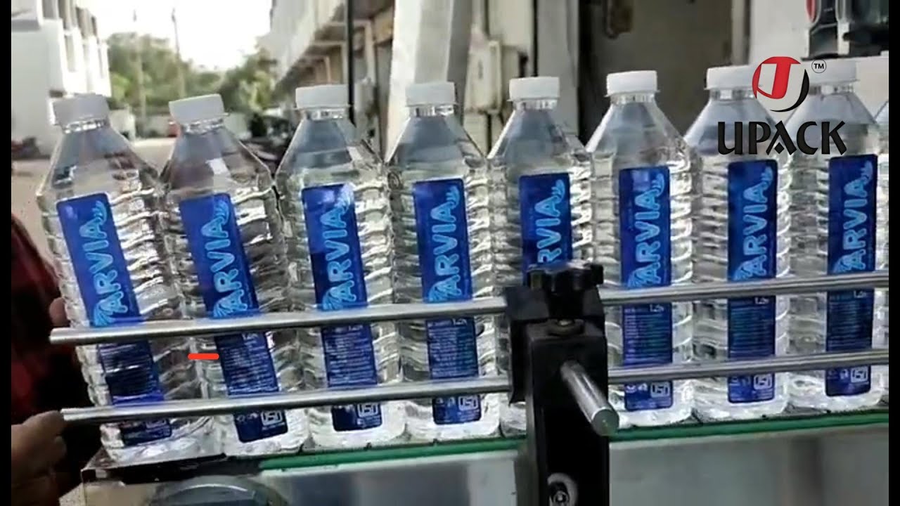 Automatic Bottle Labeling Machine for Water Plant | Bottle Label | water plant by unique packaging