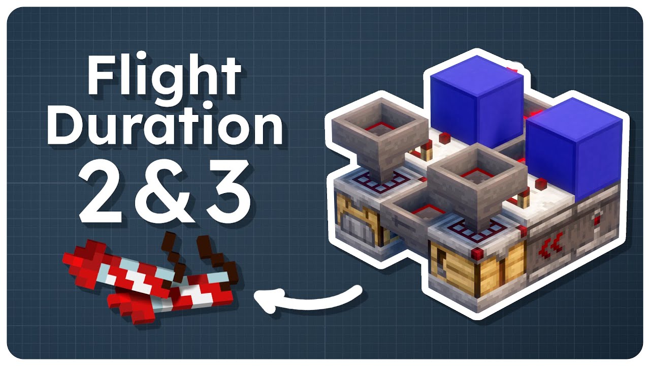 Rocket Crafter: Обновление продолжительности полета 2 и 3 | Урок по редстоуну для Minecraft Java ...