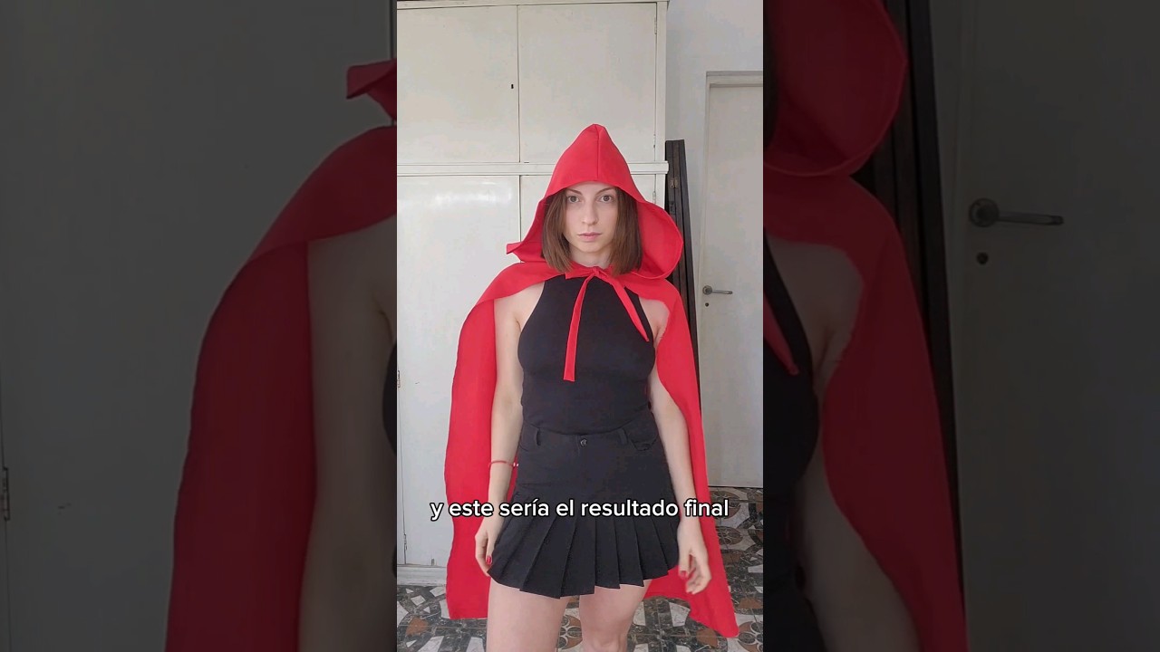 como hacer una capa para Halloween #halloween #diy #disfrazhalloween