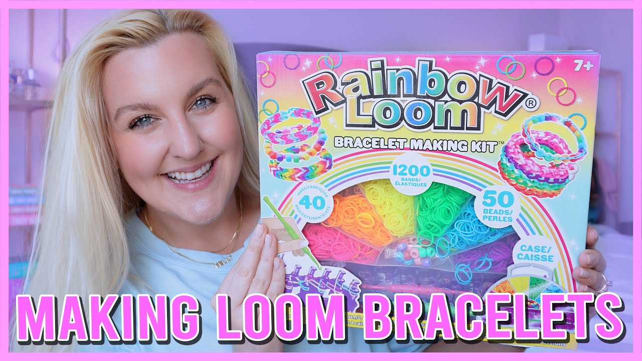 Впервые пробую Rainbow Loom!!
