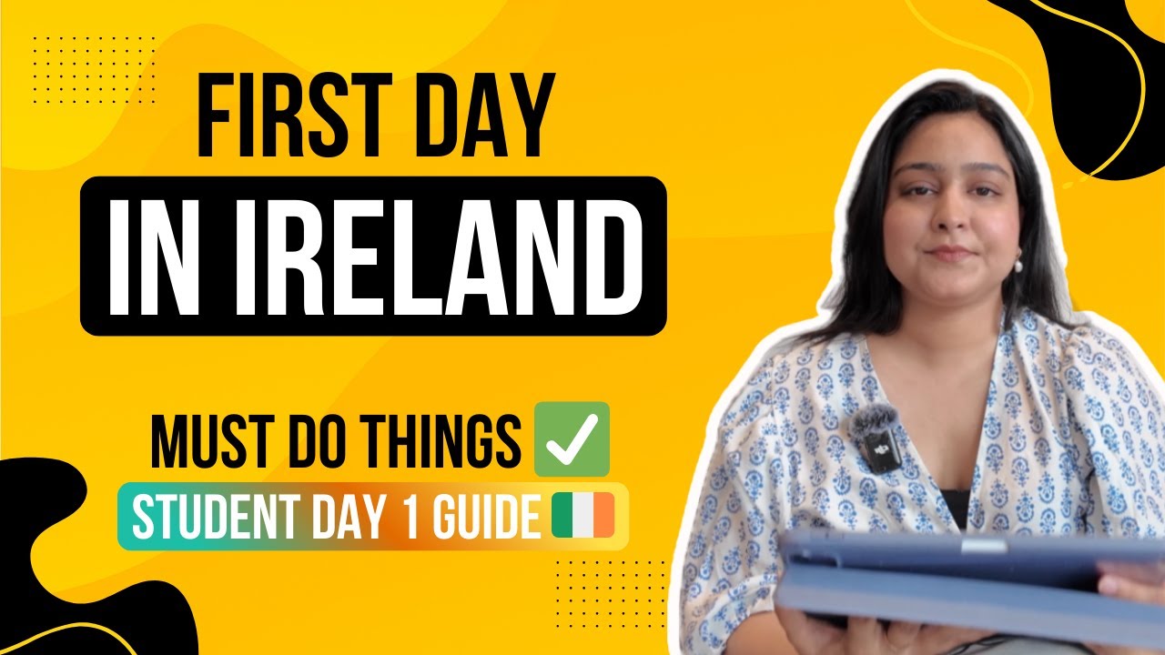 What To Do After Landing in Ireland ✈️ | Student Arrival Guide 2025 🇮🇪