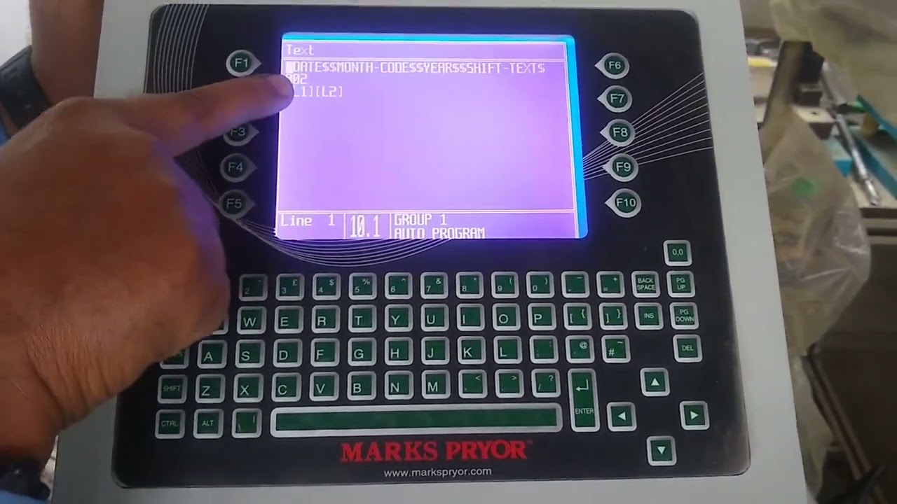 How to use dot marking Machine