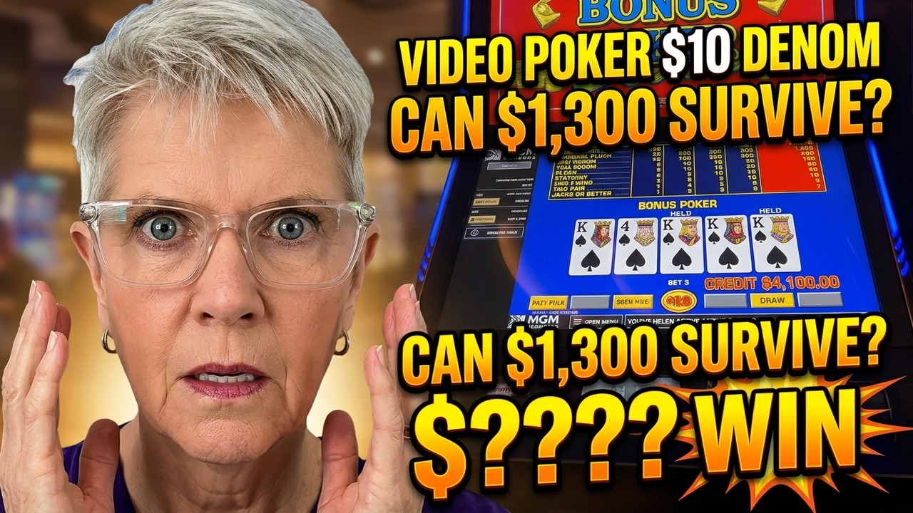 Can $1,300 Survive High Limit Video Poker?