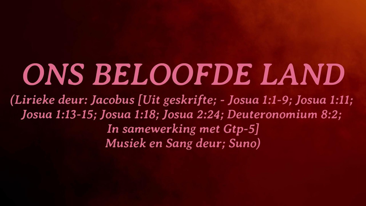 ONS BELOOFDE LAND