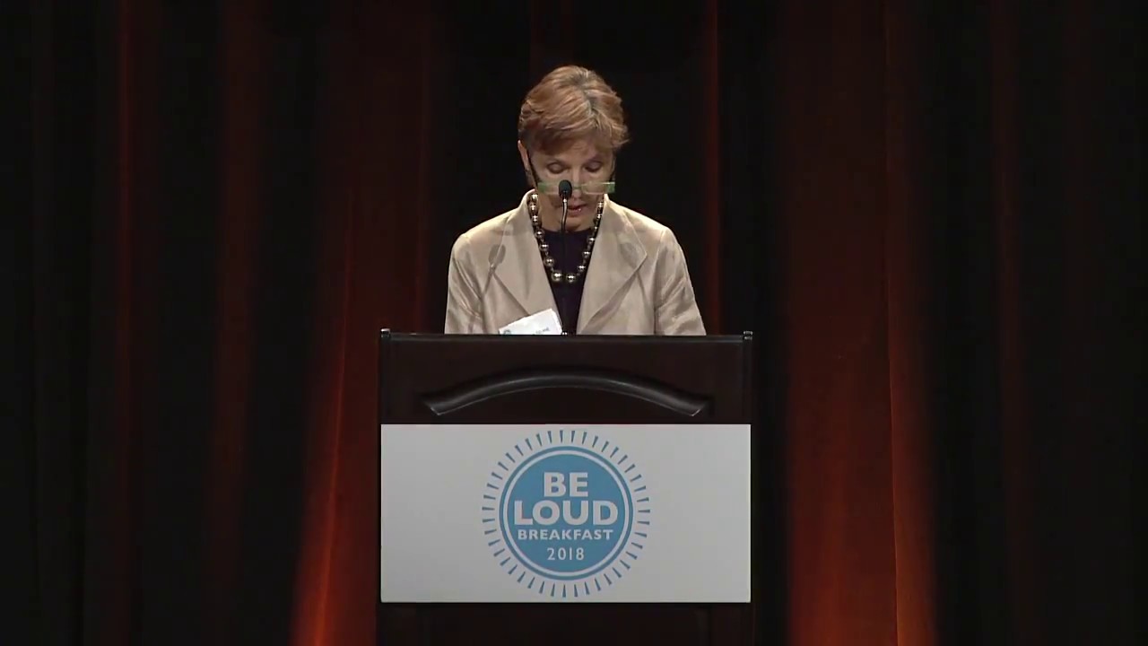 2018 BE LOUD Breakfast - Executive Director Mary Ellen Stone