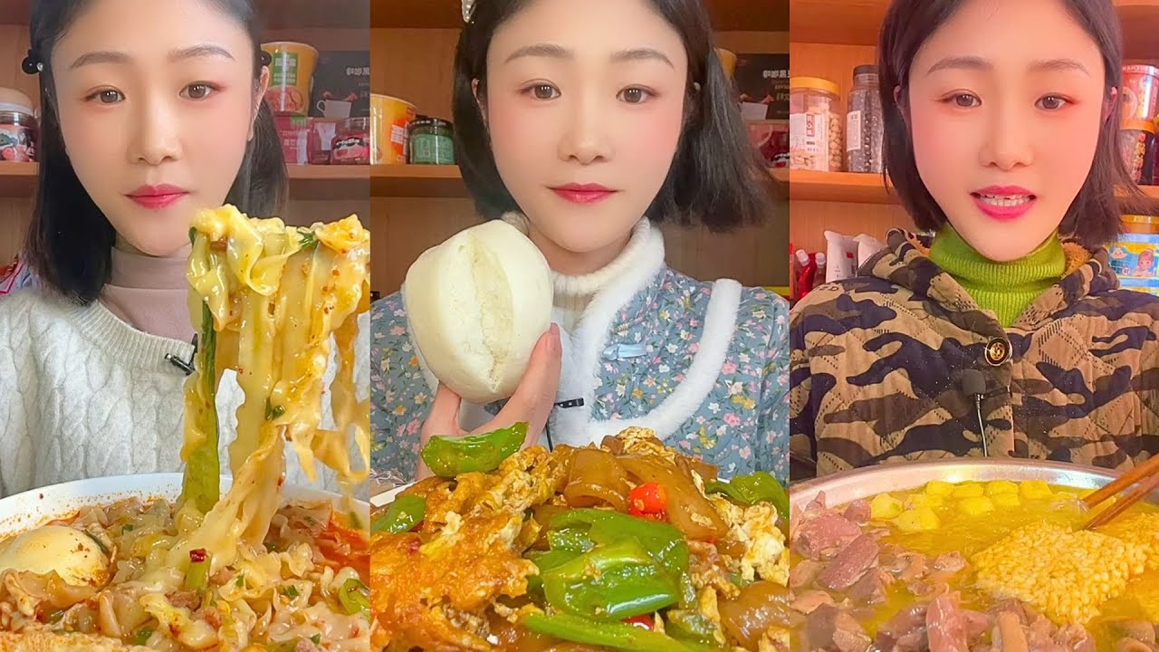1 Hour ASMR Mukbang | Satisfying Eating Sounds for Sleep, Relaxation & Study #1014
