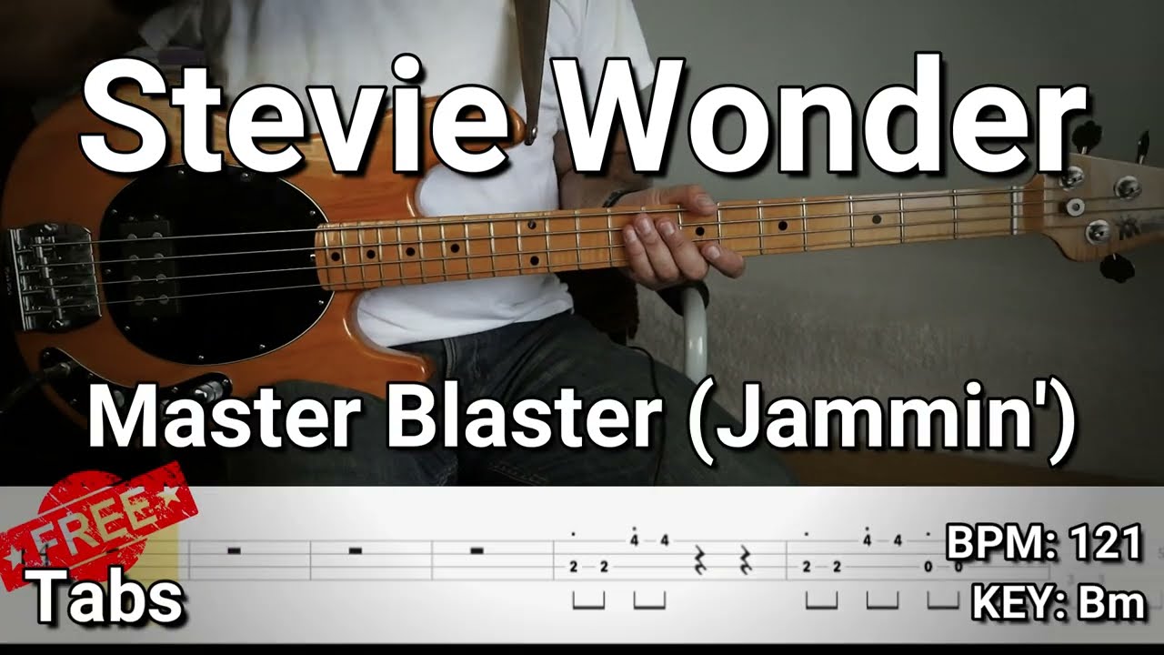 Stevie Wonder - Master Blaster (Jammin') (Bass Cover) Tabs