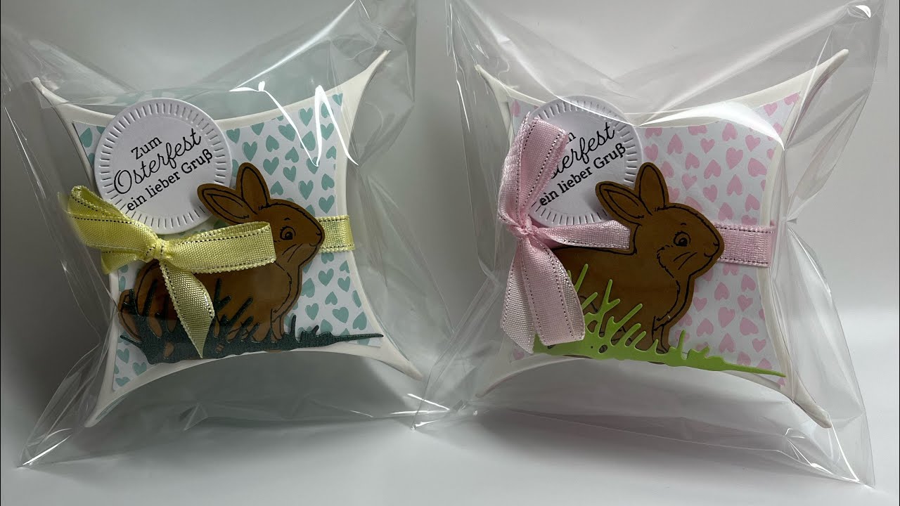 🐰#Osterschachtel #Kissenschachtel #Easterbox #easteregg #Verpackung Ostern #Muttertagsgeschenk🐰