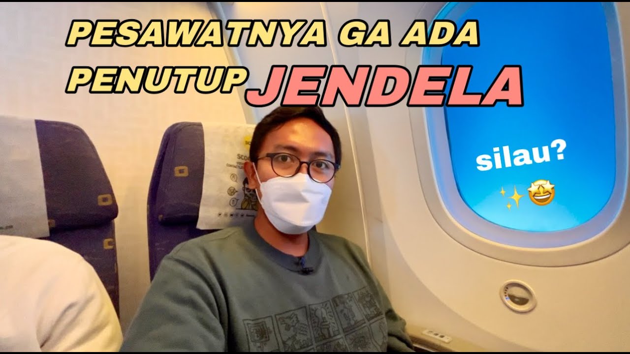 SCOOT BOEING 787-9 BALI KE SINGAPURA! INTERIORNYA WARNA-WARNI KAYAK BUS AKAP!