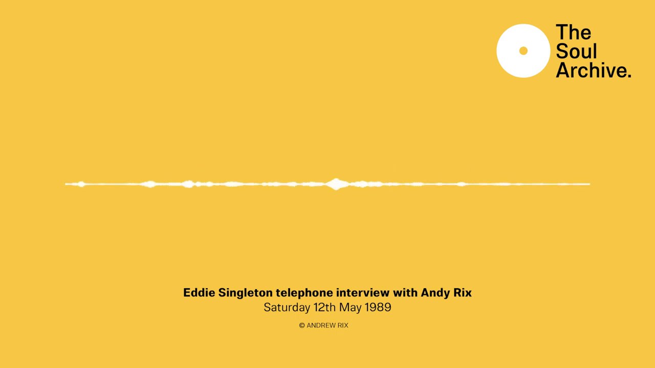 Eddie Singleton (Shrine Records) telephone Interview by Andy Rix - 12th May 1989.
