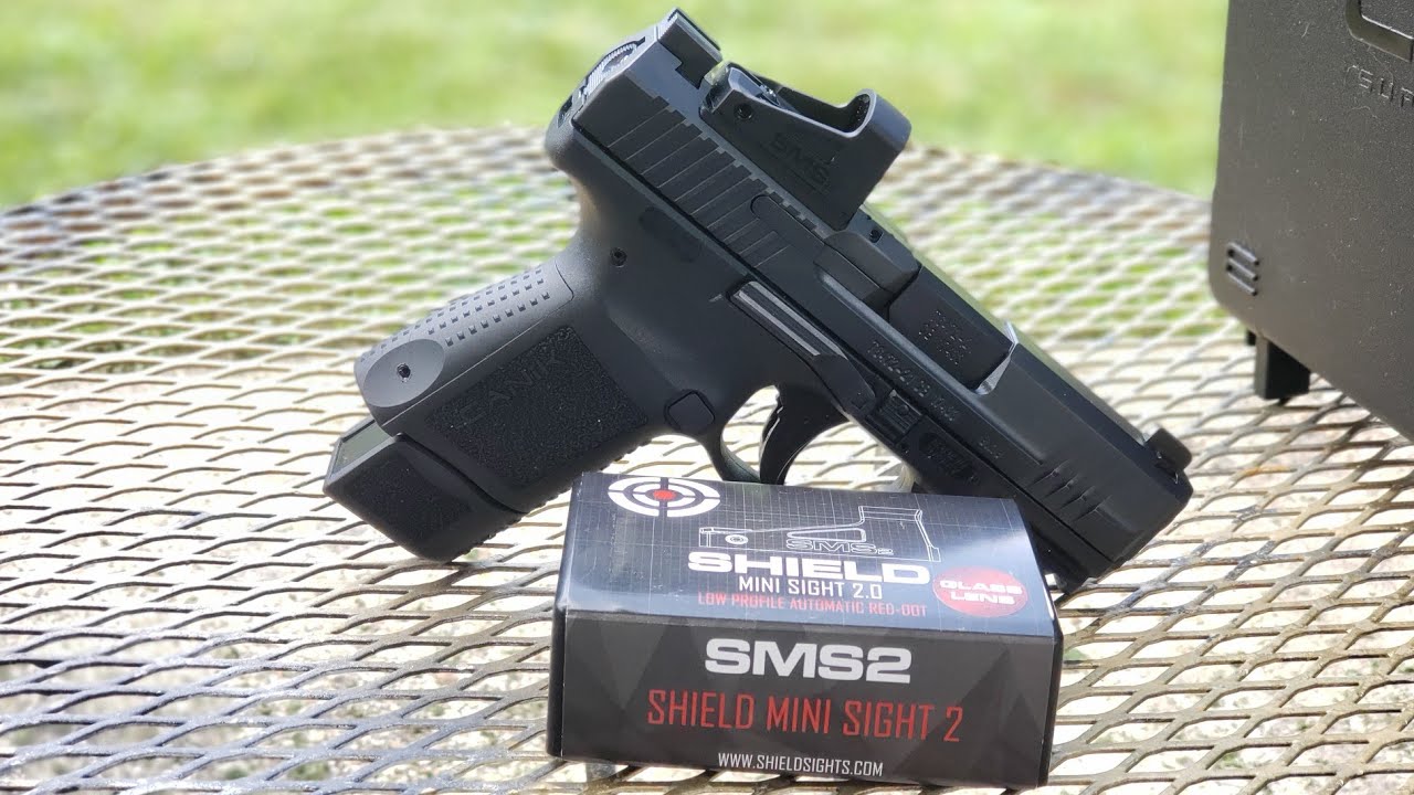 SHIELD SIGHTS SMS2 RED DOT Sight UNBOXING / INSTALL ON THE CANIK TP9 ELITE SC