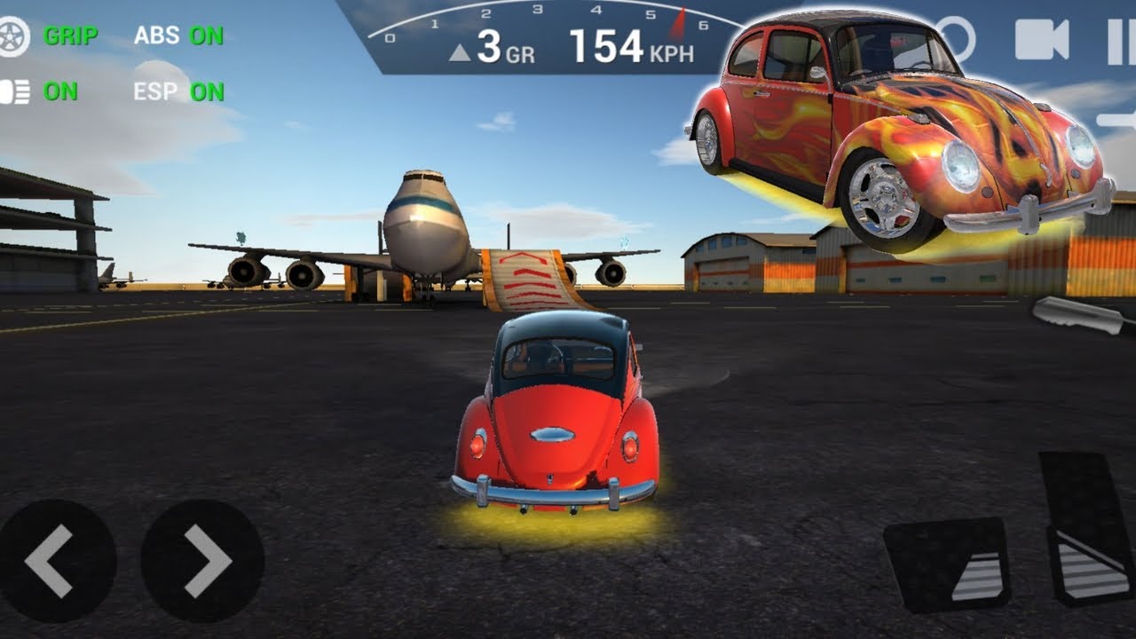 Jogo do fusca vermelho, personalizando o fusquinha, Ultimate Car Driving Classics, jogo de carros 3d
