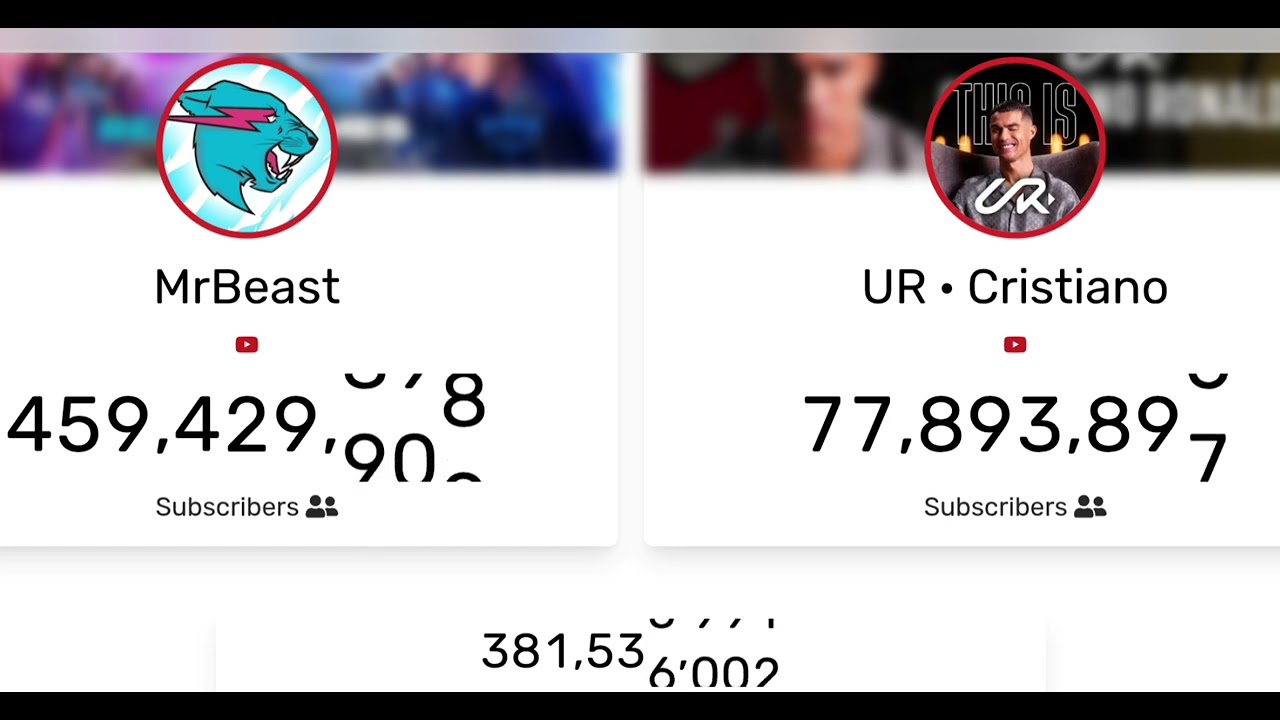 🔥 MrBeast vs Cristiano Ronaldo – Subscriber Battle 2026! 🔥