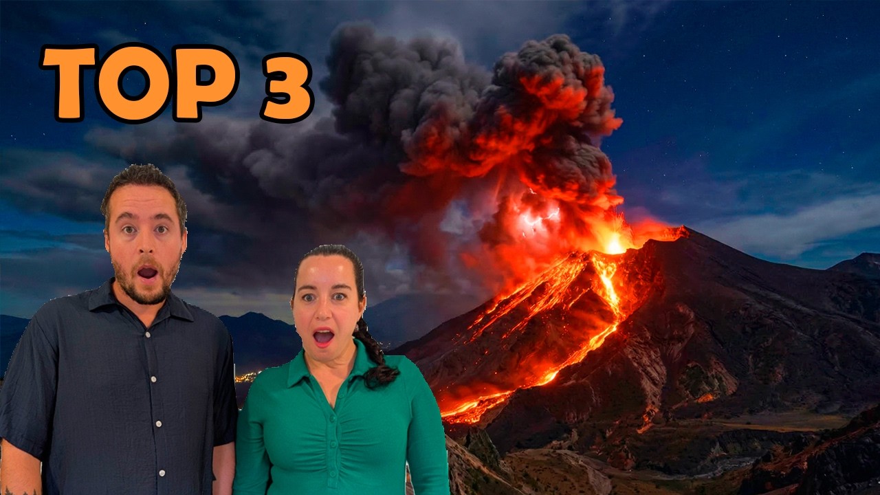 TOP 3 VOLCANES más IMPRESIONANTES de Centroamérica 🌋😱