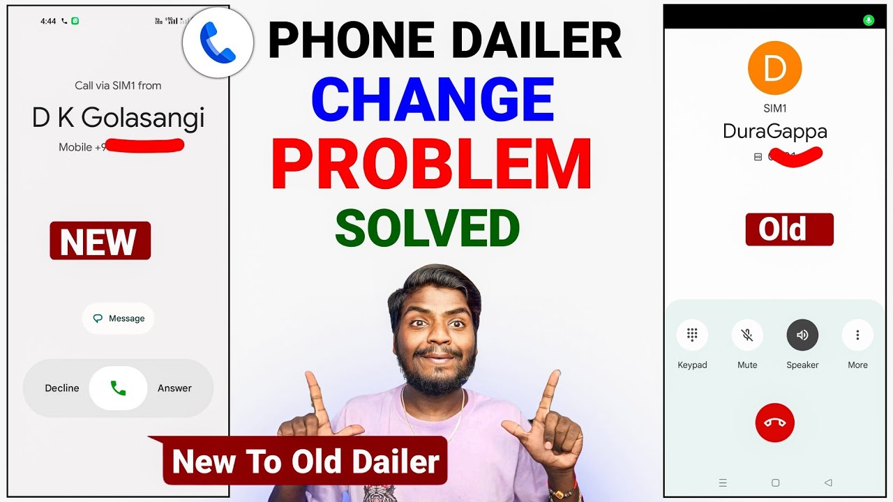 Google Phone Dialer New Update Remove || How to Phone Dialer Change Problem 2025 | Kannada