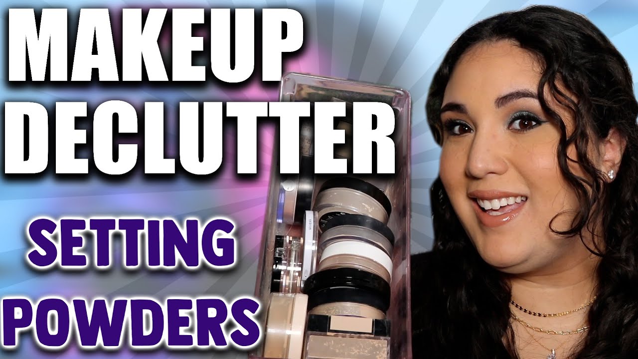 HUGE POWDER DECLUTTER| HIGH-END & DRUGSTORE 2023