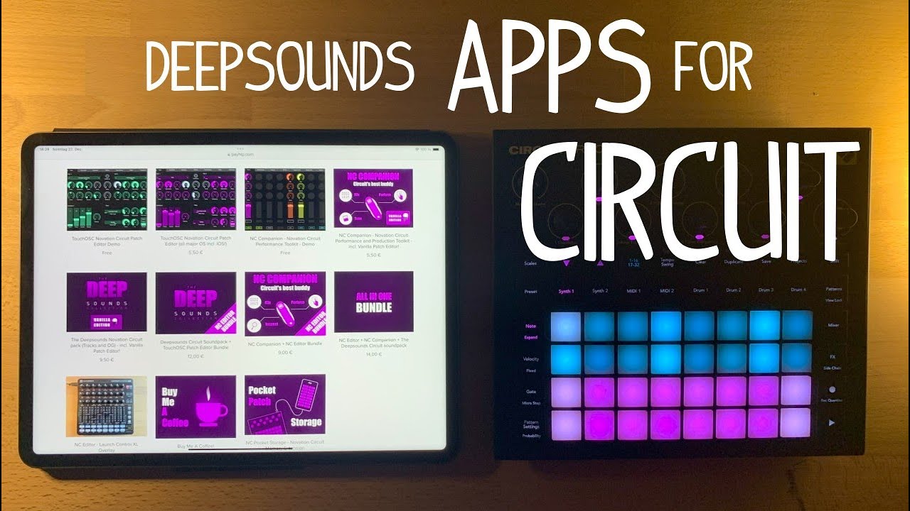 The Deepsounds Apps for Novation Circuit and how to run them