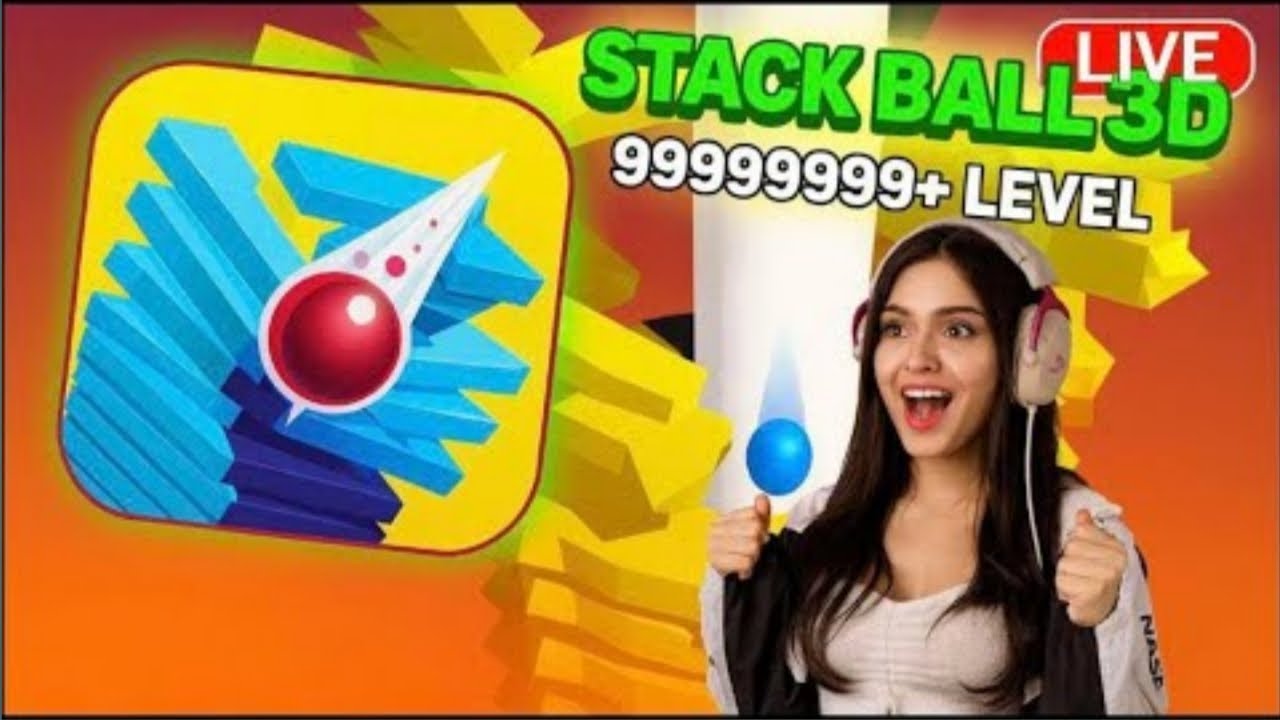 Stack Ball Live Part 88 ! 🎮🔴 #live  #stackballlive  #shortslive​​