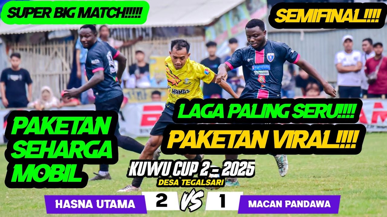 DRAMATIS HASNA UTAMA TIM PERTAMA YANG MELAKUKAN KE FINAL 2 KALI SETELAH KANDASKAN MACAN PANDAWA