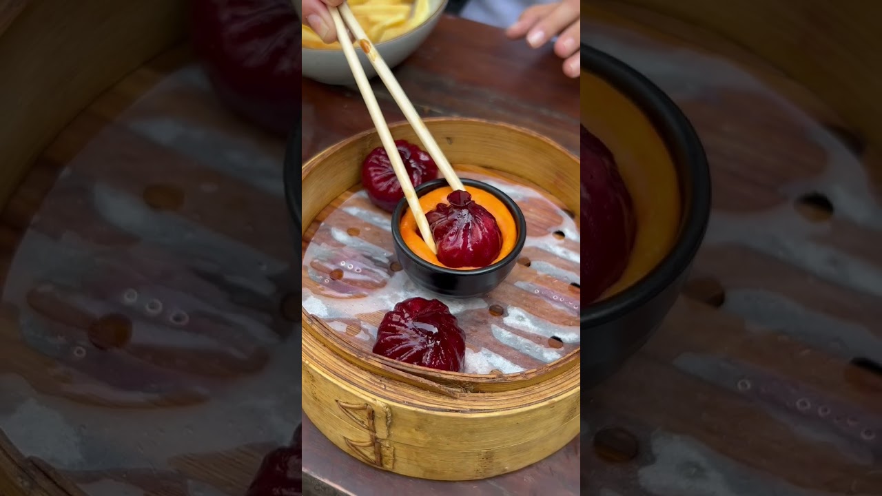 Virat Kohli&rsquo;s favourite beetroot dimsums😍 | Dimsums #food #shorts