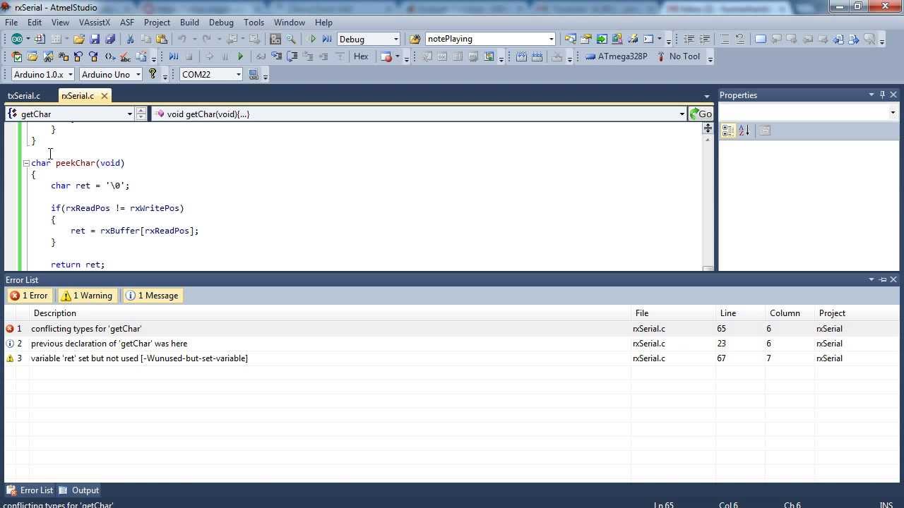 Learning AVR-C Episode 11: Serial Communication (RX)