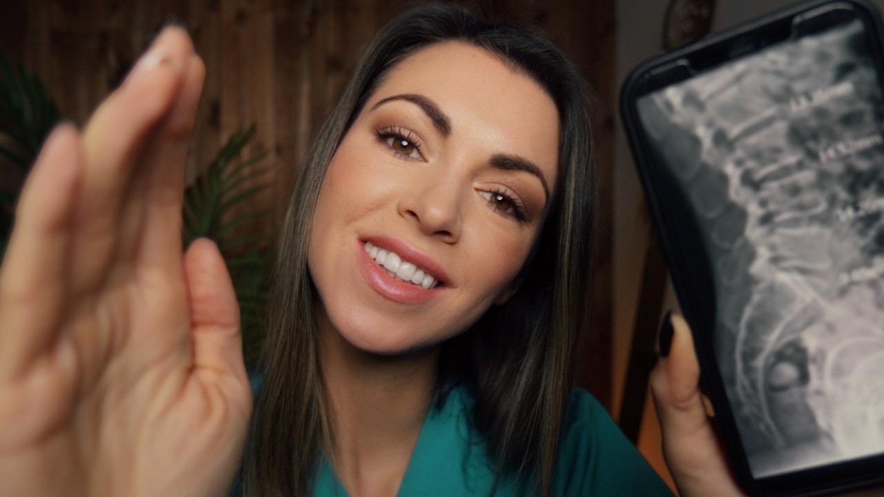ASMR-хиропрактик: ПОЛНАЯ оценка и корректировка 🦴 НАСТОЯЩИЕ хрустящие звуки и выравнивание верхне...