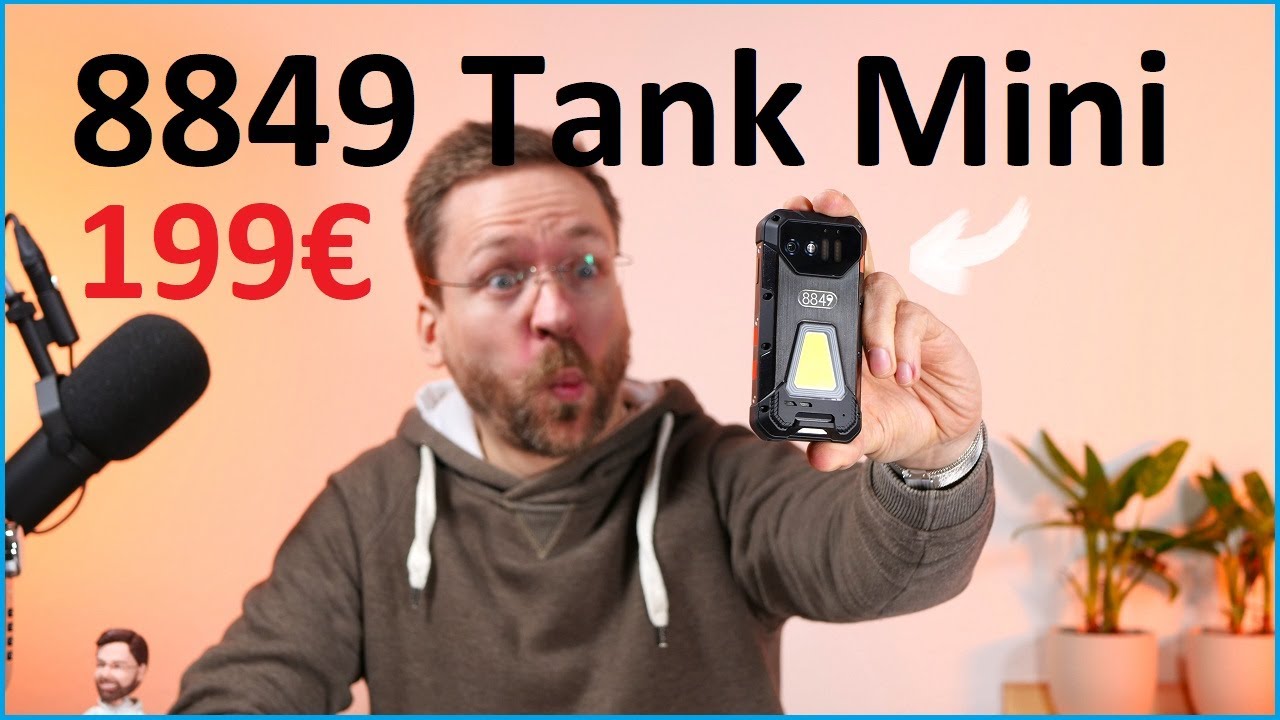 8849 Unihertz Tank Mini: Kleines Smartphone mit absurder Laufzeit & Mitteklasse Technik /Moschuss.de