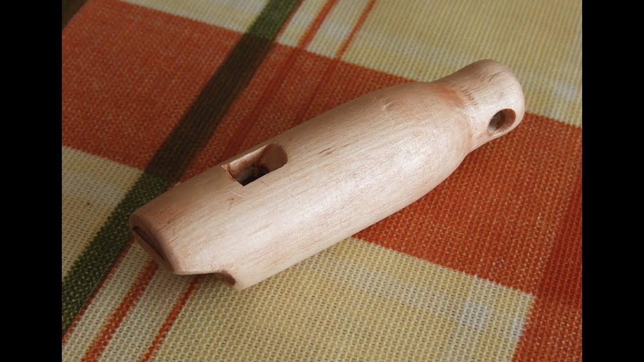 Making a wooden whistle