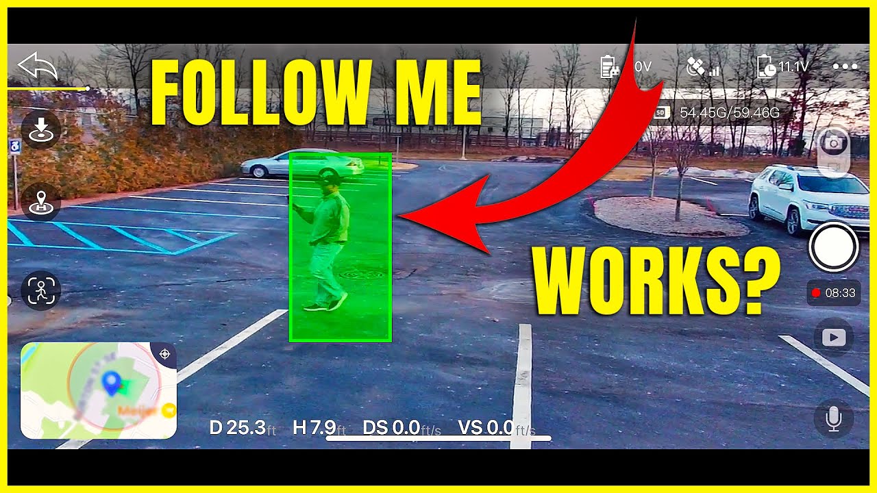 Ruko F11 GIM2 4K GPS Drone Auto Features | Part 2
