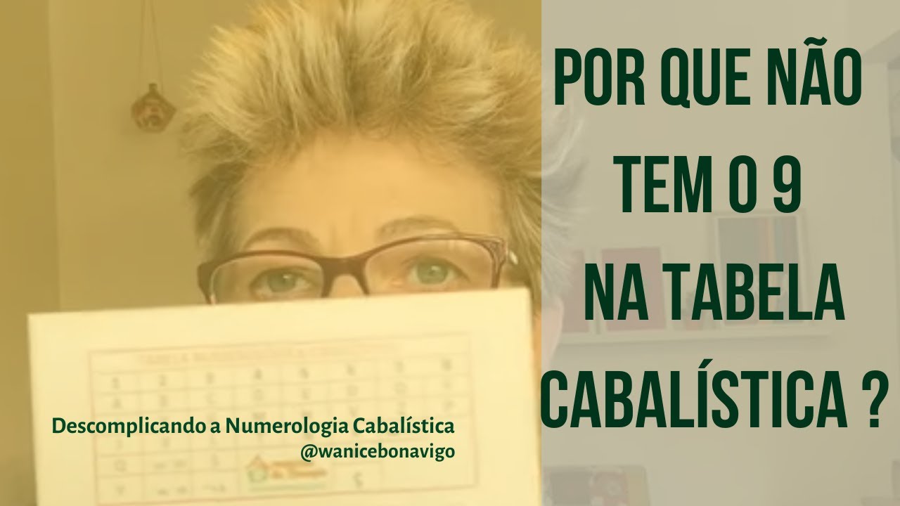 Por que não tem o 9 na Tabela Cabalística?  - Descomplicando A Numerologia Cabalística #002