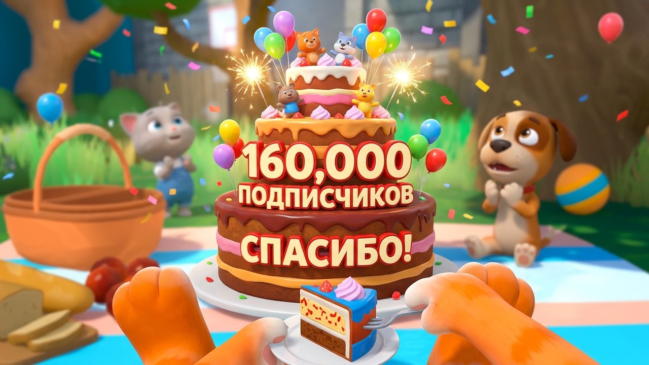 ДОБРЫЙ КОТ ПРАЗДНУЕТ 160.000 ПОДПИСЧИКОВ