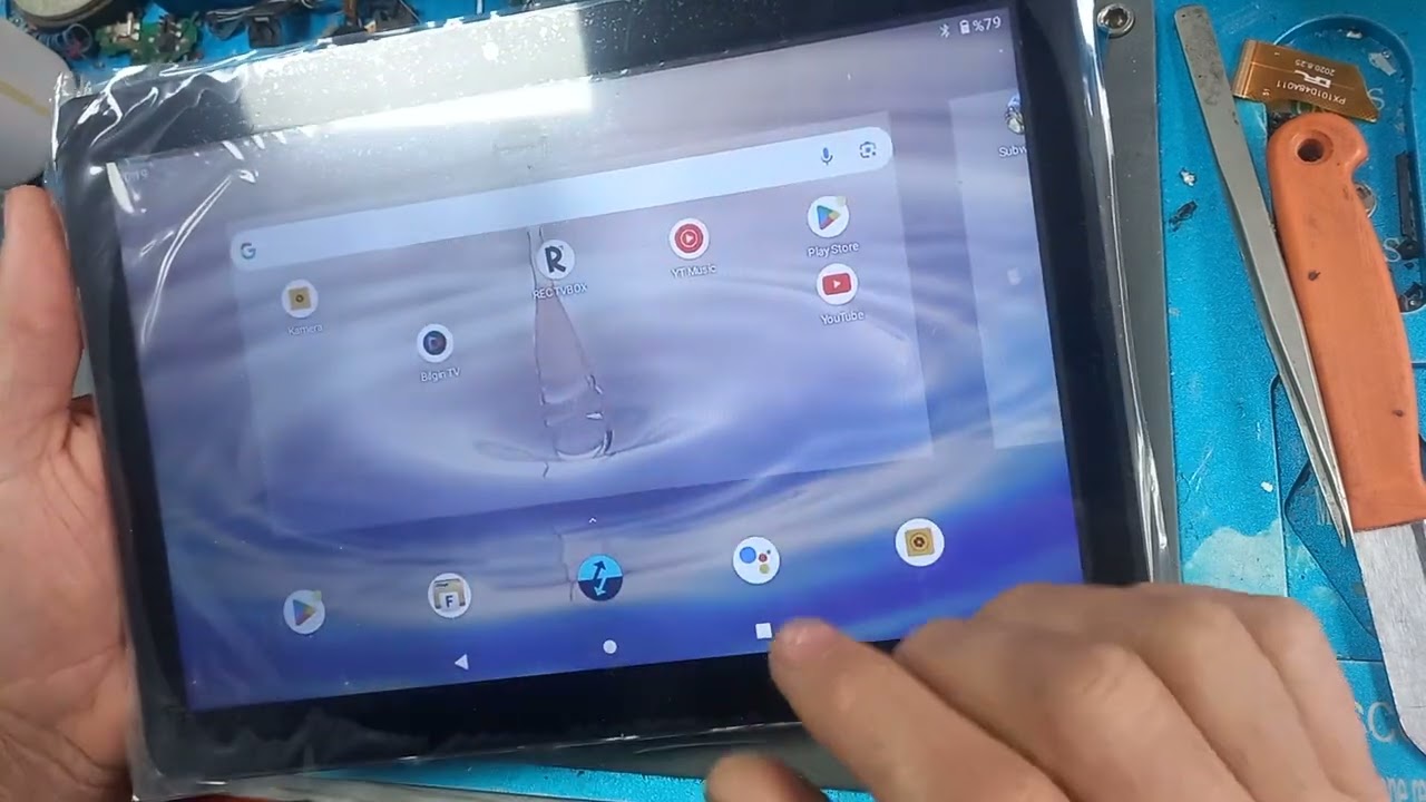 REGAL TAB 10.1 DOKUNMATİK  DEĞİŞİMİ. b&ouml;yle acarsa ekran kırılmaz
