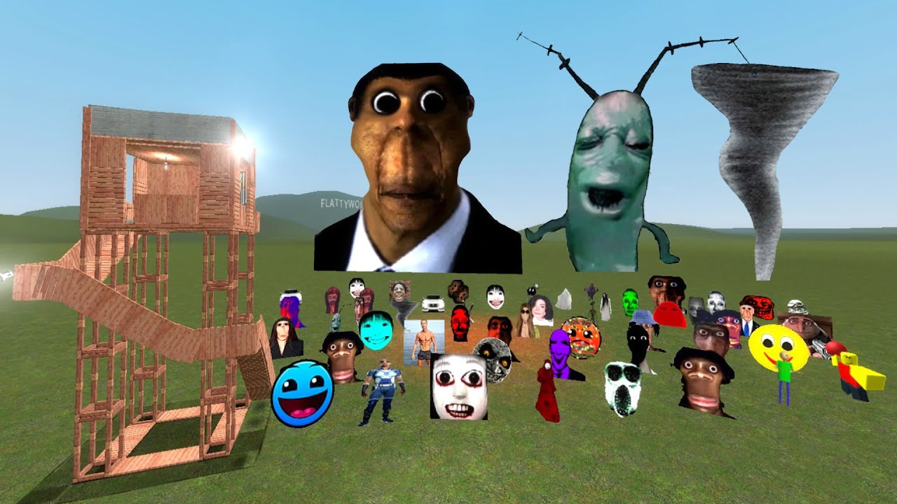 Too Much Nextbots Vs Houses In Garry's Mod