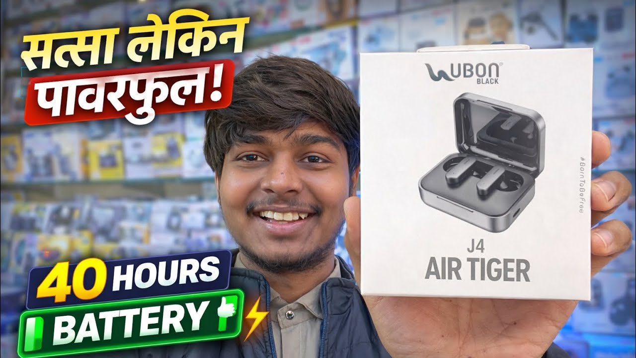 Ubon J4 Air Tiger &ndash; TWS-наушники с HD-звуком и временем работы до 40 часов | Полный обзор