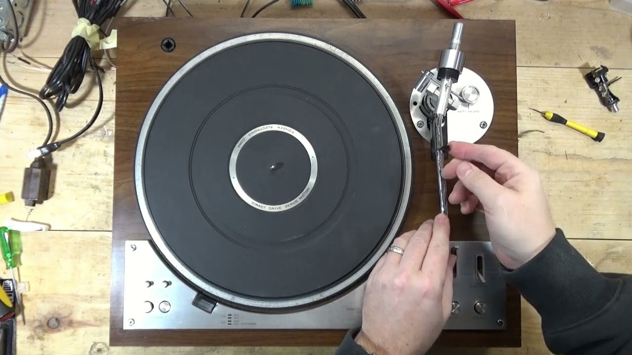 Ремонт проигрывателя винила Pioneer PL 530. Часть 1. Оценка состояния проигрывателя и регулировка...