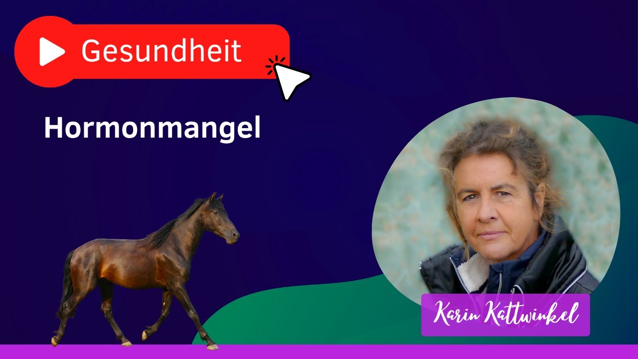 Hormonmangel bei Mensch und Pferd | Pferdegesundheit | Karin Kattwinkel