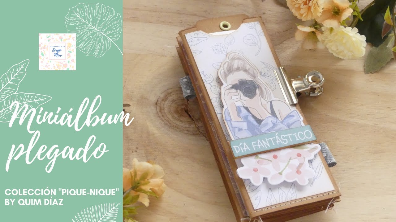 Mini álbum plegado con 