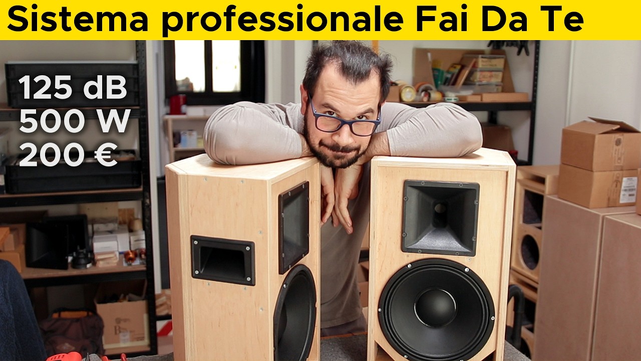 Il Nuovo PA, un sistema audio professionale fai da te, economico e super performante !