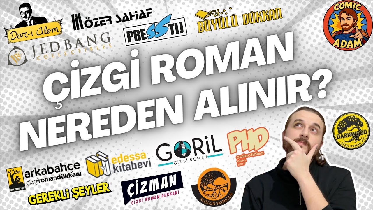 ÇİZGİ ROMAN NEREDEN ALINIR? (Dükkanlar ve Siteler) 📖 REHBER 36