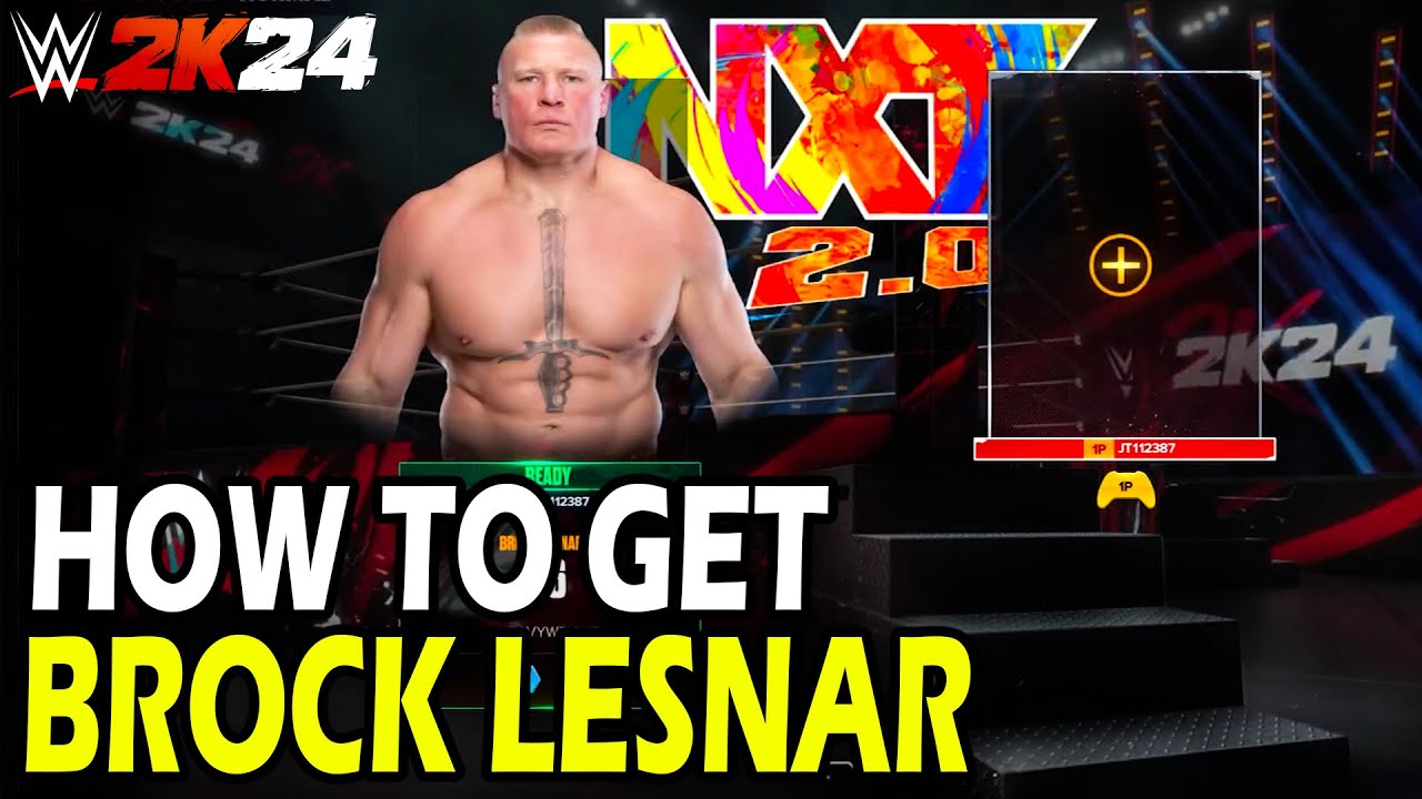 Как получить Брока Леснара в WWE 2k24