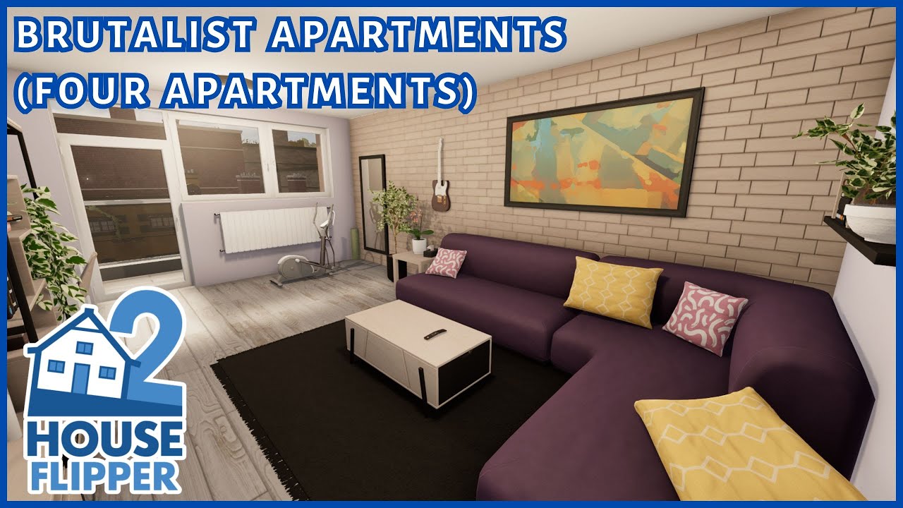 Brutalist apartments | House Flipper 2 (custom job, community content) | House renovation